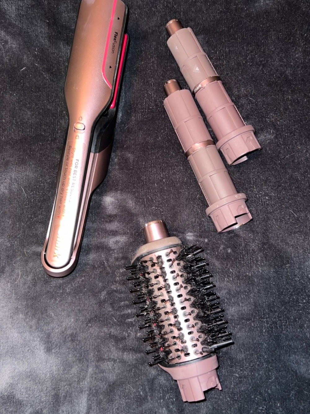 Shark FlexFusion Accessories - Barrel Rollers, Volume Round Brush & Straightener - Picture 3 of 10